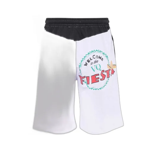 Colour-Block Drawstring Shorts