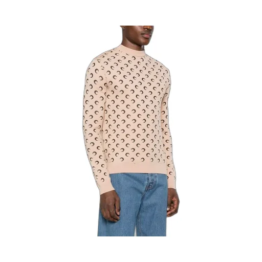 Moon Intarsia Knit Sweater