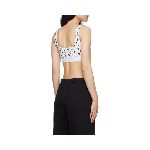 Moon Printed Cropped Top