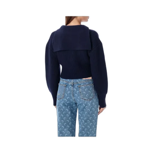 Logo Patch Knit Sailor Sweater