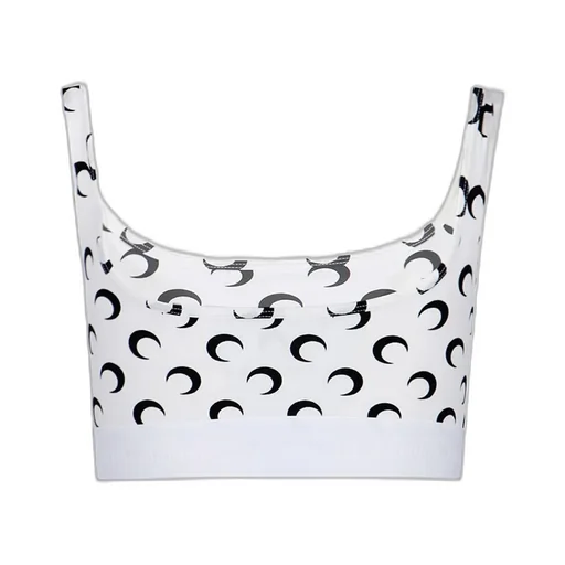 Moon Printed Cropped Top