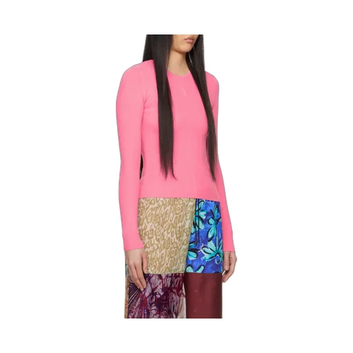 Long-Sleeved Ribbed Sweater