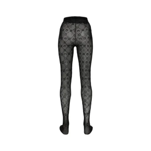 All-Over Moon Printed Tights