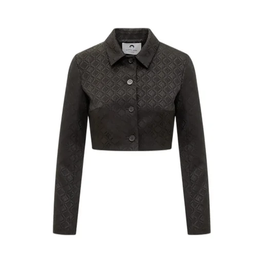 Moon Diamant Jacquard Cropped Jacket