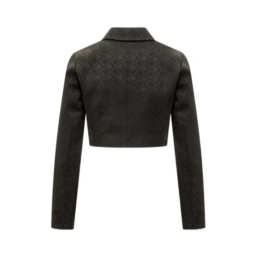 Moon Diamant Jacquard Cropped Jacket