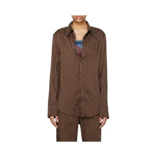 Moon Diamond Button-Down Shirt