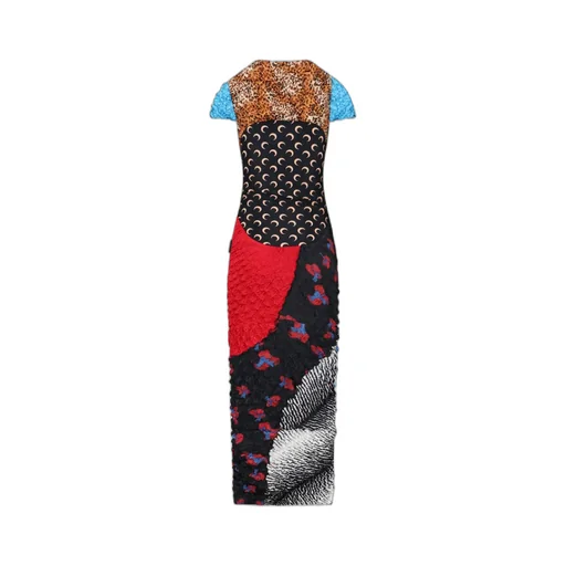 Panelled Midi Dress
