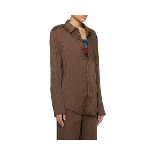 Moon Diamond Button-Down Shirt