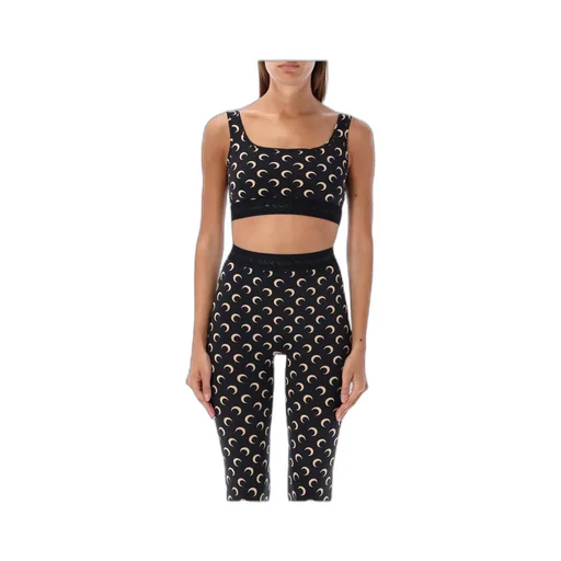 Moon Printed Cropped Top