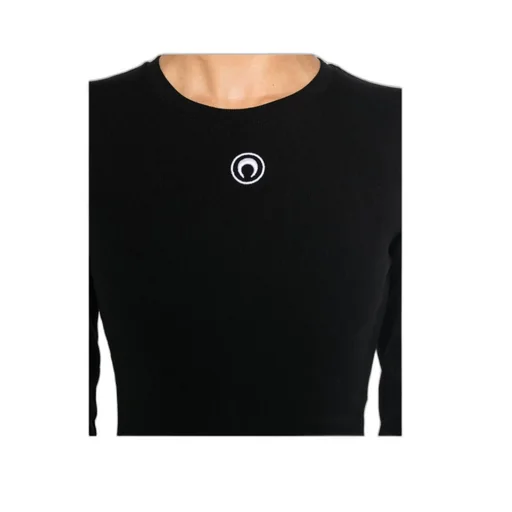 Logo Detailed Long Sleeved Mini Dress