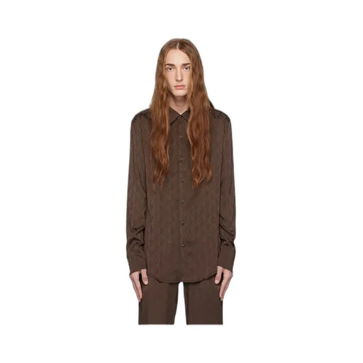 Moon Diamond Button-Down Shirt