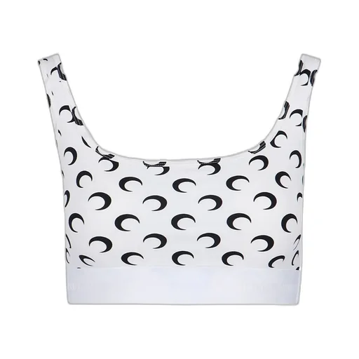 Moon Printed Cropped Top