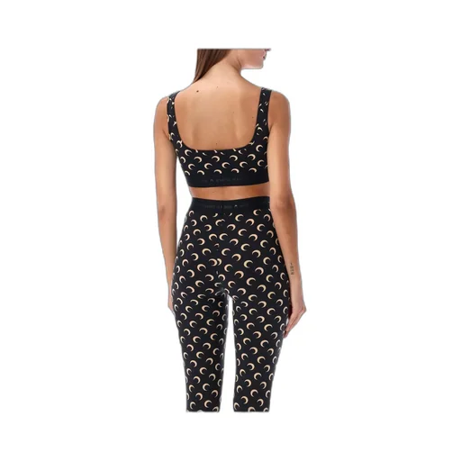 Moon Printed Cropped Top