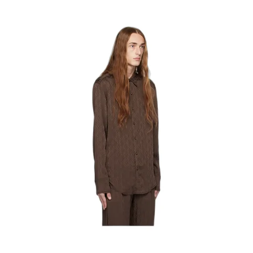 Moon Diamond Button-Down Shirt