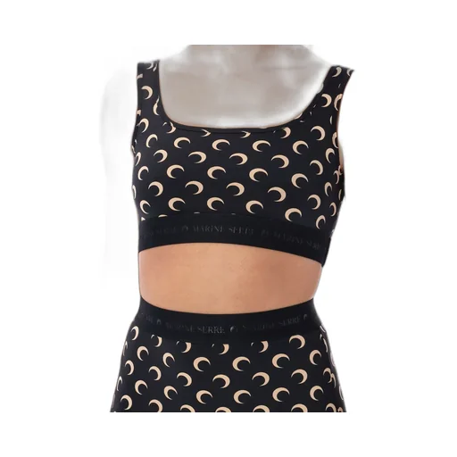 Moon Printed Cropped Top