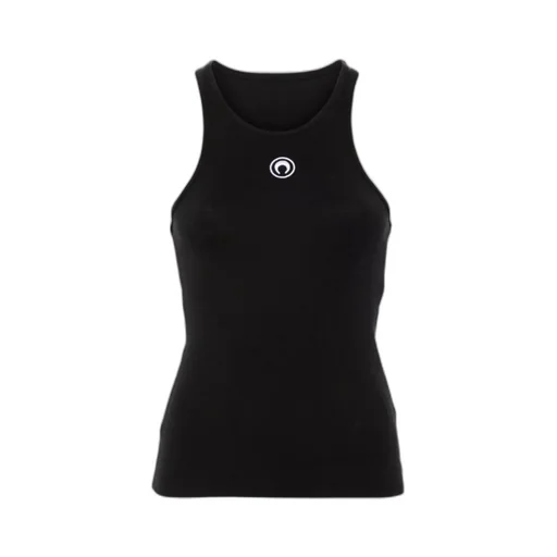 Crescent Moon Embroidered Sleeveless Tank Top