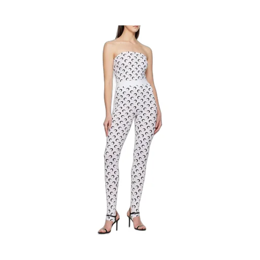 Moon Printed Skinny-Cut Leggings