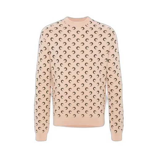 Moon Intarsia Knit Sweater
