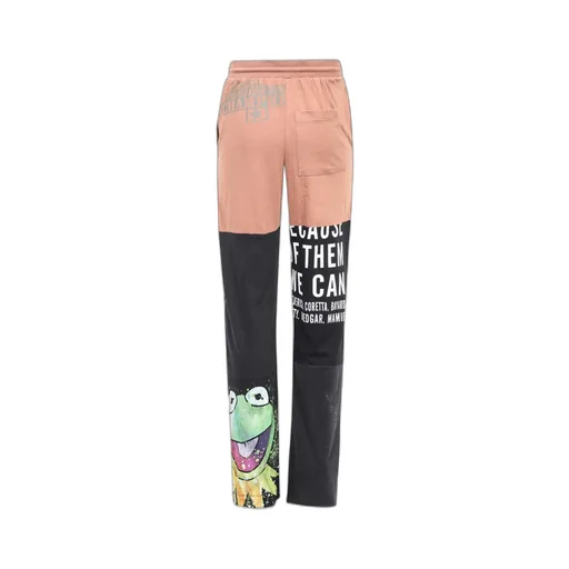Regenerated Patchwork Cotton Trousers
