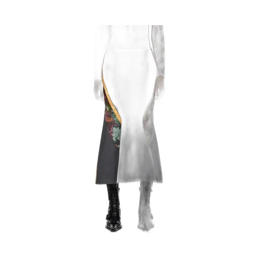 Regenerated Double Pocket Skirt