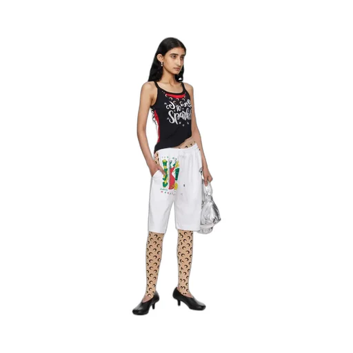 Elastic Drawstring Shorts