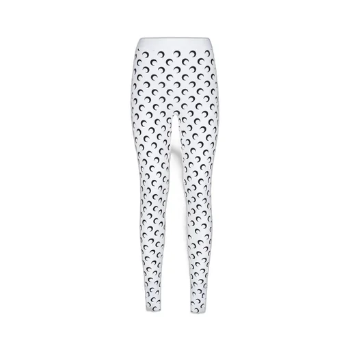 Moon Printed Skinny-Cut Leggings