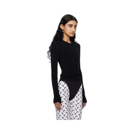 Rib Round-Neck Sweater