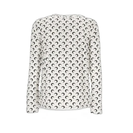Moon Printed Long Sleeved T-Shirt