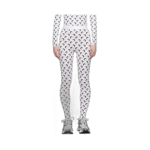 Moon Printed Skinny-Cut Leggings