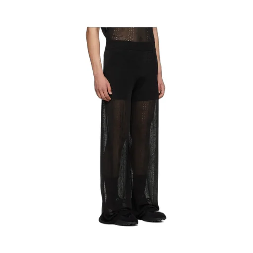 Mesh Logo Pattern Trousers