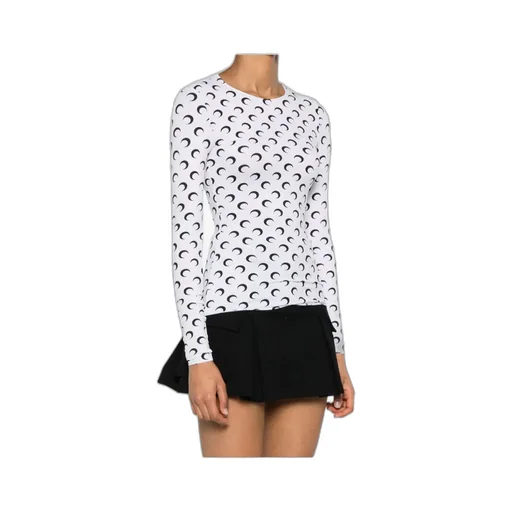 All-Over Moon Printed Top