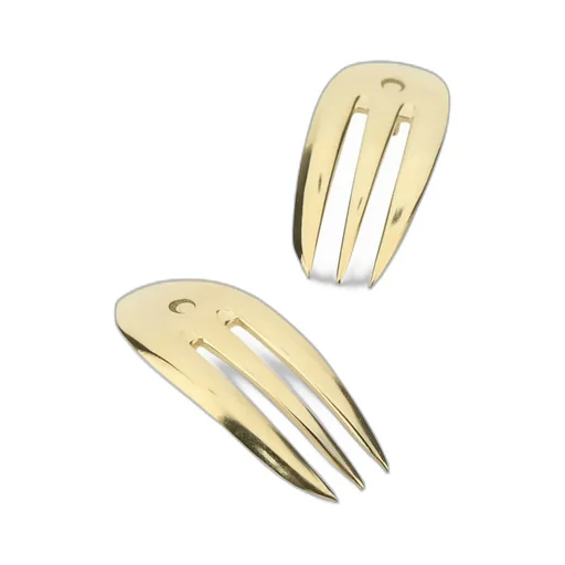 Reassembled Cutlery Clip-On Earrings