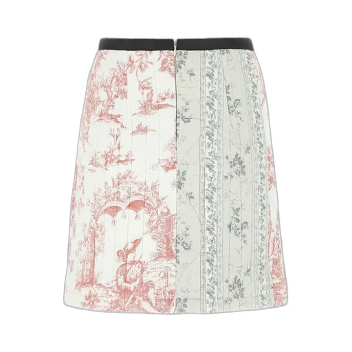 All Over Floral Printed Mini Skirt