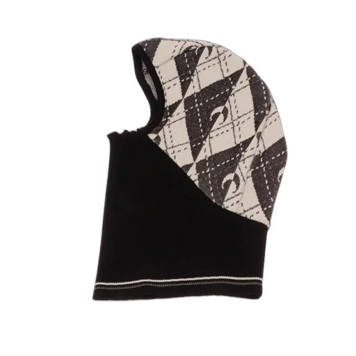 Printed Twisted Knitted Hat