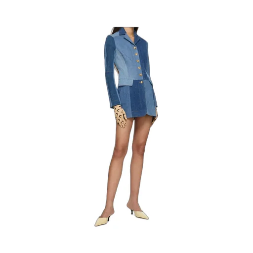 Patchwork Denim Dress