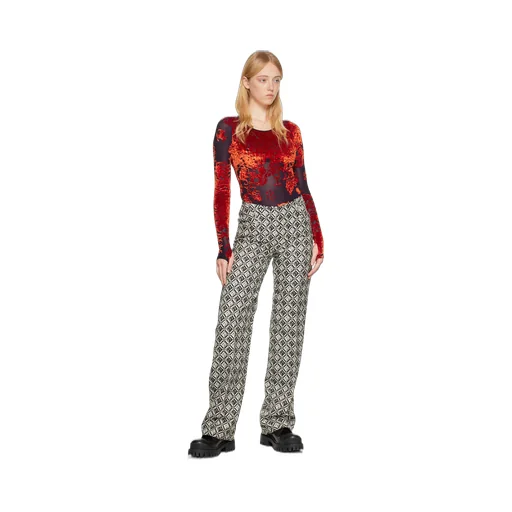 Straight High-Waist Trousers