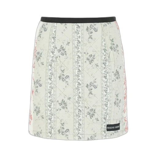 All Over Floral Printed Mini Skirt