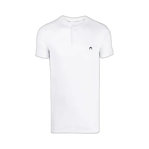 Henley Logo-Embroidered Buttoned T-Shirt