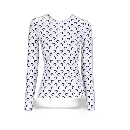 All-Over Moon Printed Top