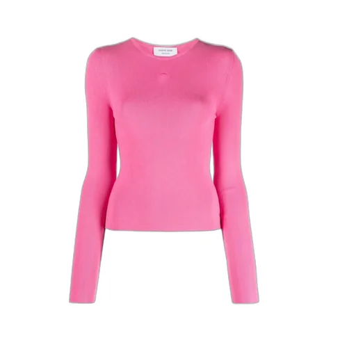 Long-Sleeved Knitted Pullover