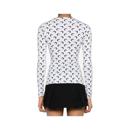 All-Over Moon Printed Top