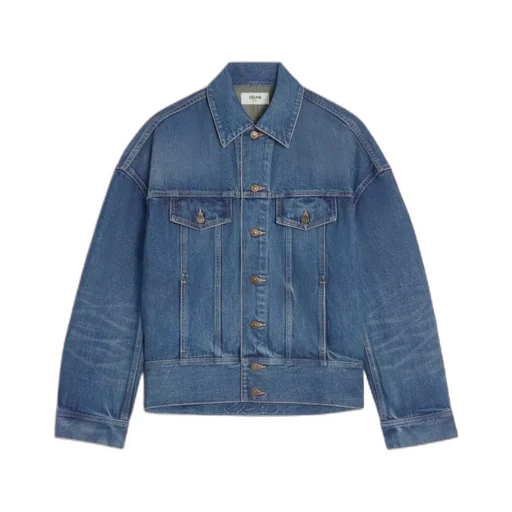 Jacket In Rigid Denim