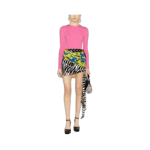 Long-Sleeved Knitted Pullover