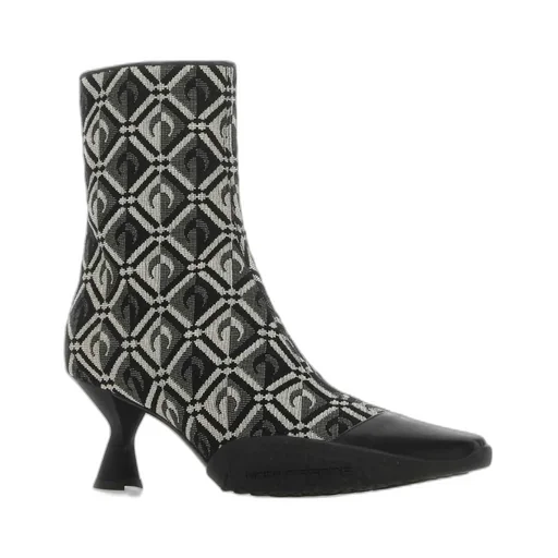 Pointed Toe Monogram Boots