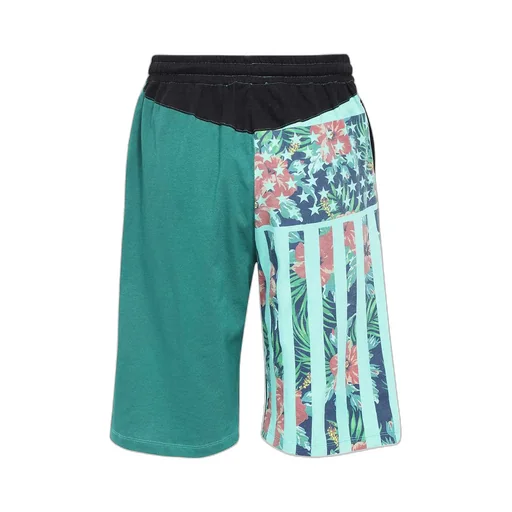 Colour-Block Drawstring Shorts
