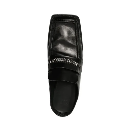 Logo Slack-Heeled Muller Shoes
