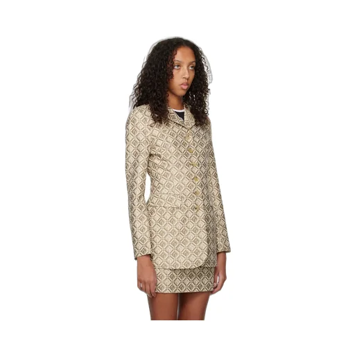 Jacquard Suit Coat