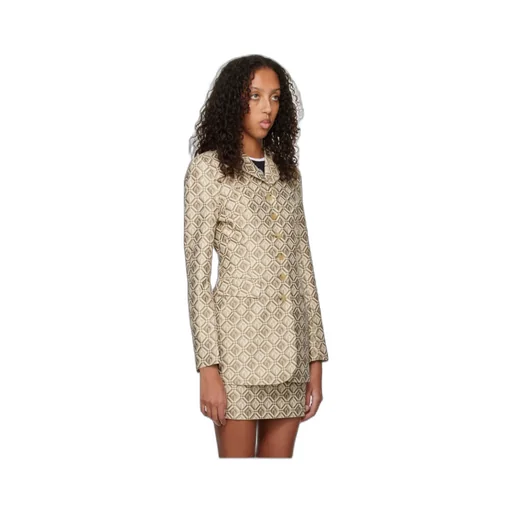 Jacquard Suit Coat