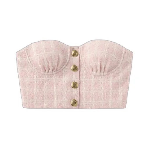 Button Tube Top Vest