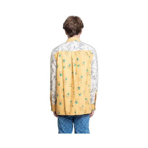 Floral Printed Long Sleeved Shirt